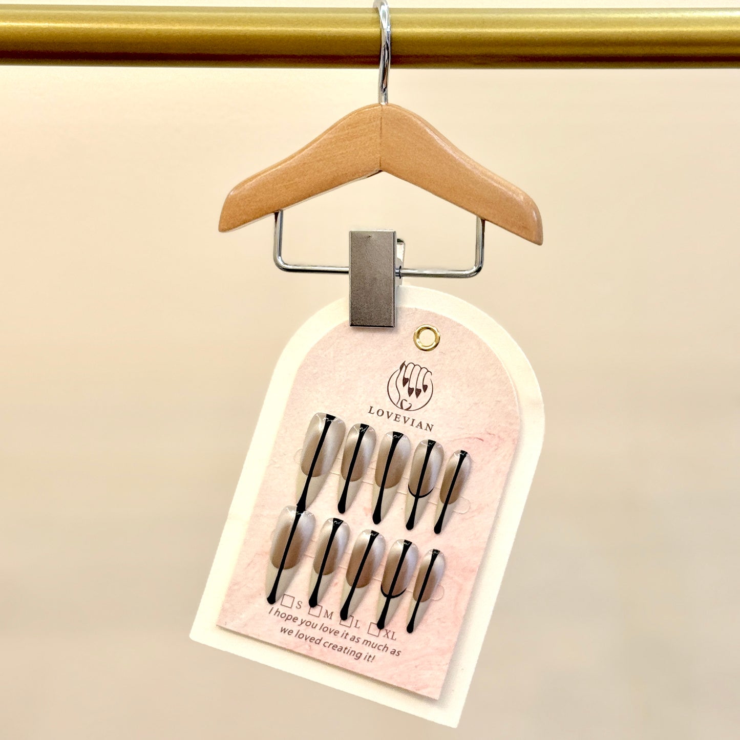 Monochrome Edge – Silver & White French Press-On Nails with Black Line Detail