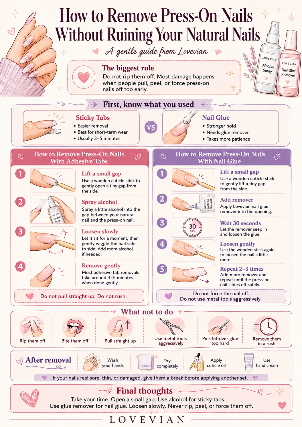 How to Remove Press-On Nails Without Ruining Your Natural Nails