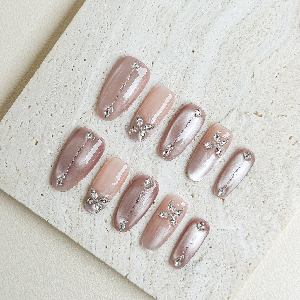 Ballet Dream Medium Almond Press-On Nails