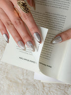 Espresso Luxe Medium Almond Press-On Nails