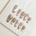 Champagne Gild Short Almond Press-On Nails