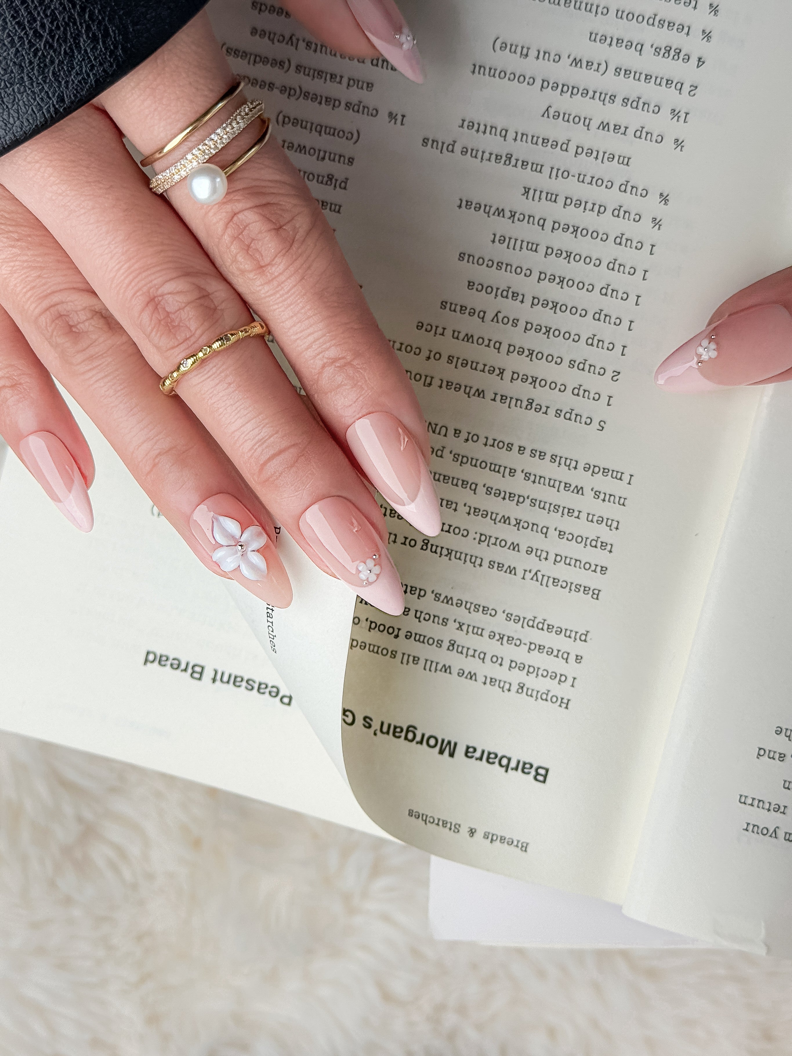 Petal French Short Almond Press-On Nails