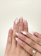 Petal French Short Almond Press-On Nails