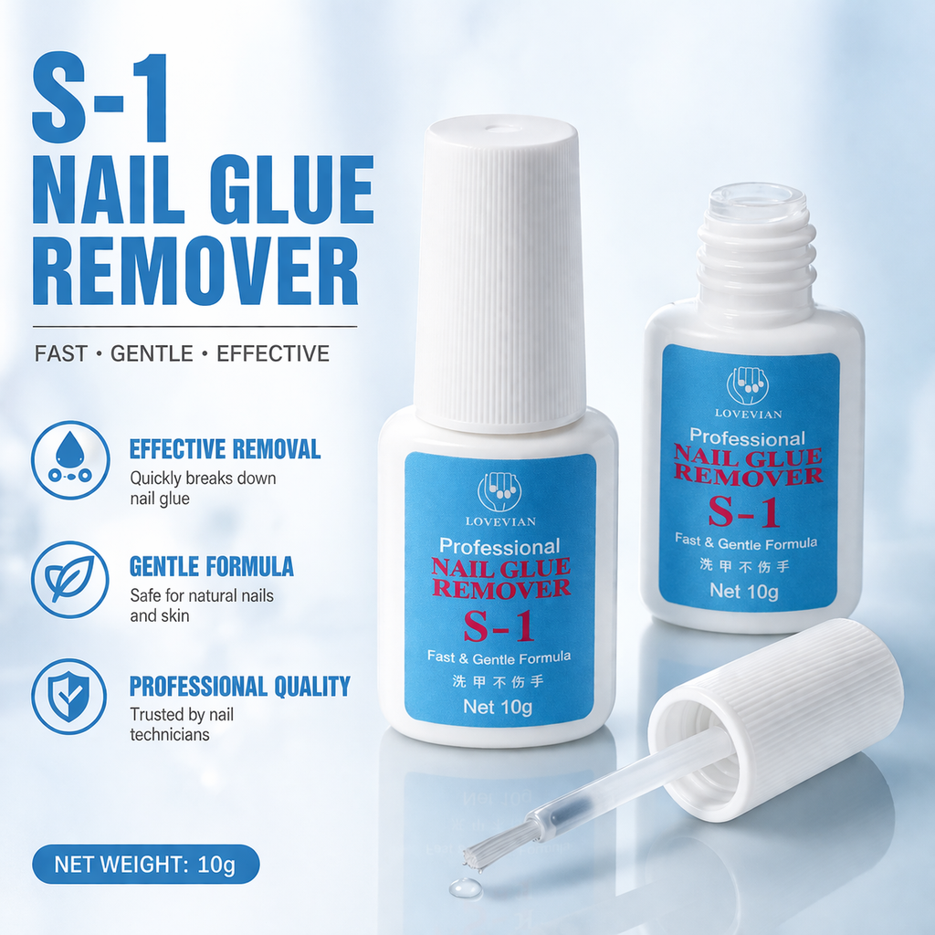 Nail Glue Set – 1 Glue & 1 Remover for Press-On Nails