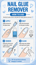 Nail Glue Set – 1 Glue & 1 Remover for Press-On Nails