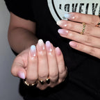 Petal Glow | Short Oval Luxury Press-On Nails