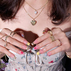 Candy Blossom | Medium Square Luxury Press-On Nails