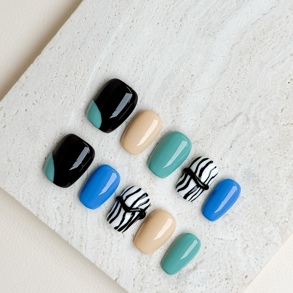 Urban Tide | Short Square Luxury Press-On Nails
