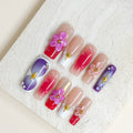 Bloom Pop | Long Coffin Luxury Press-On Nails