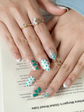 Spring Garden Short Almond Press-on Nails