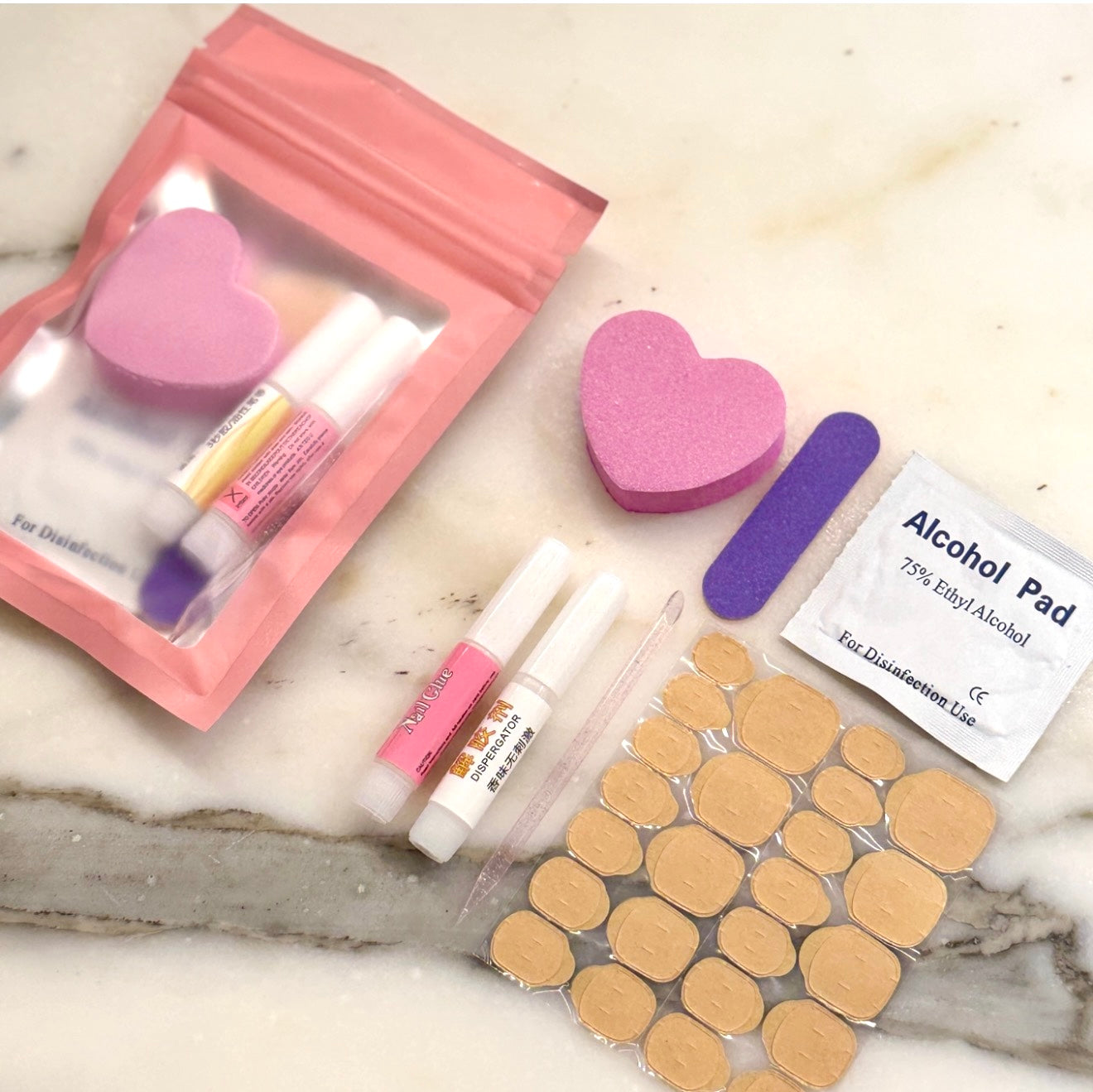 Everyday Grace Medium Almond Press-On Nails