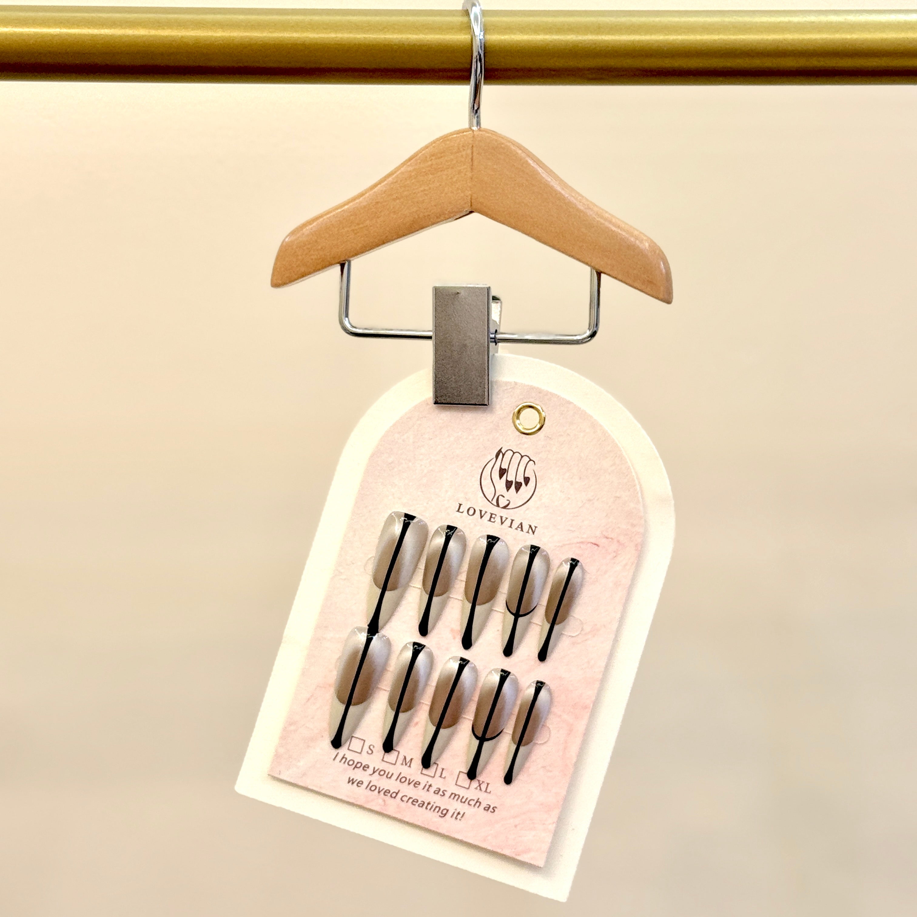 Monochrome Edge – Silver & White French Press-On Nails with Black Line Detail