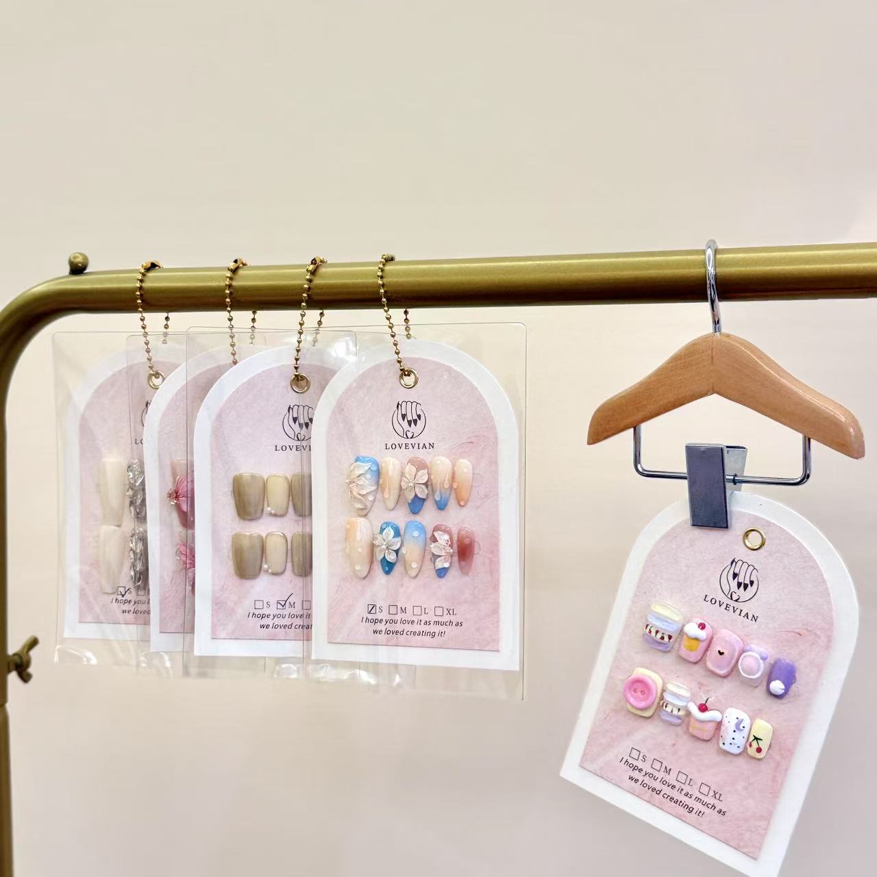 Sweet Treats – Kawaii Dessert Press-On Nails with 3D Macarons, Cupcakes & Cherries