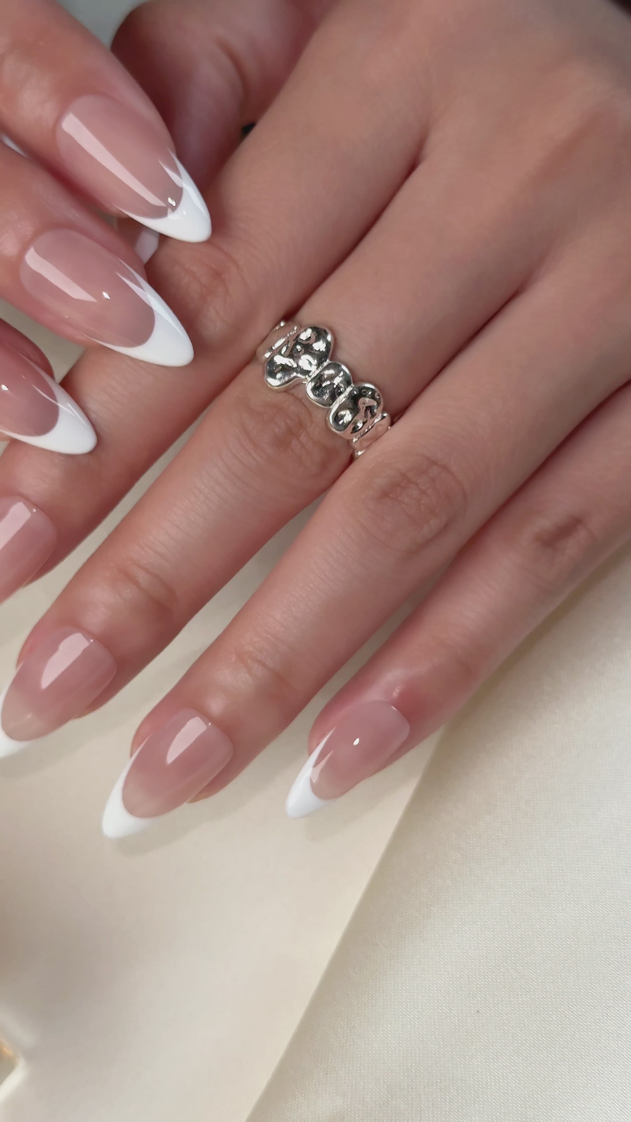 Pre-sale-Classic French Medium Almond Nude Press-On Nails