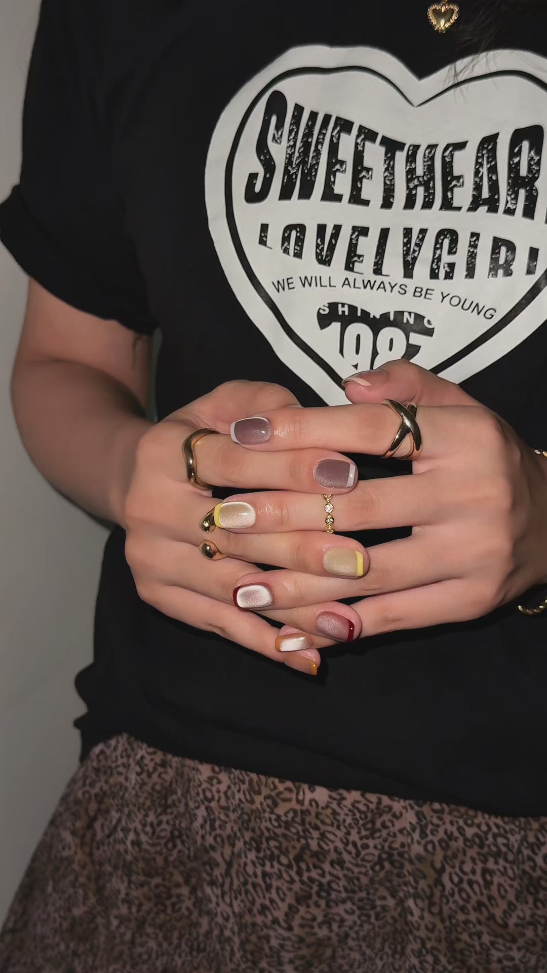 Candy Palette | Short Square Luxury Press-On Nails